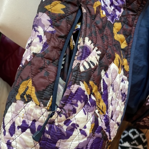 Floral Land’s End Quilted Jacket XS - Picture 5 of 7